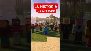 ¿LA HISTORIA DE MINECRAFT VA AL REVÉS? - #teoria  😱