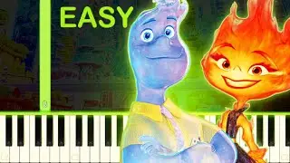 STEAL THE SHOW | Elemental - EASY Piano Tutorial