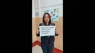çocuğunuza niye dikkat etmediniz?