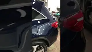 Mercedes-Benz GLC после полировки и покрытия керамикой + оклейка фар плёнкой