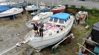 #48 - ⛵️Abandoned Sailing Yacht Restoration on a Budget - 🤩