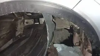 Replacing a bulb on a Honda civic.