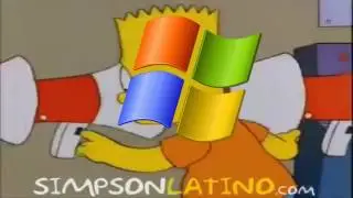 Bart ¨Probando¨ Parodia Windows XP (Bajar Volumen)