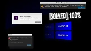 How To Fix Adobe Premiere Pro MME Error, Unknown Error and Audio Error - (Solved 100%)