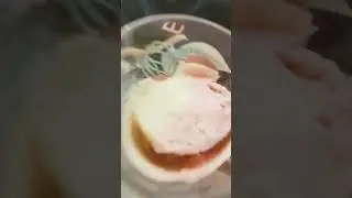 мороженое с бананом и арбузом * видно не очень *