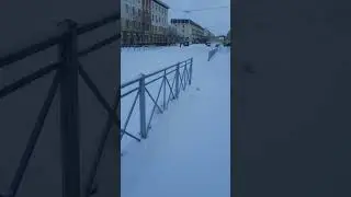 погоня на улицах Воркуты