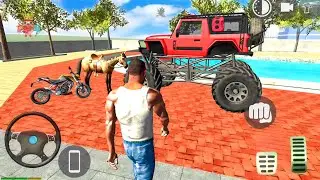 Indian Monster Truck and Horse Driving Simulator - Helicopter and Bikes Driving - Android Gameplay