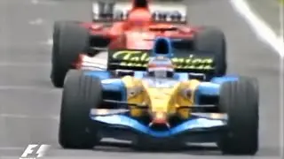 El MEJOR ALONSO vs SCHUMACHER en San Marino IMOLA 2005