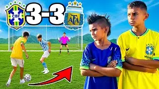 ENFRENTÉ al TEAM NEYMAR contra al TEAM MESSI de NIÑOS...