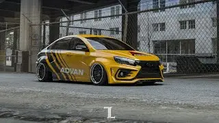LADA VESTA I КАСТОМНАЯ ВЫХЛОПНАЯ СИСТЕМА + ПАУК PROCAR