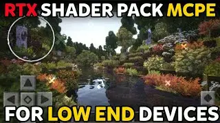 RTX Shaders For Minecraft MCPE/Bedrock || Best Shaders For Low End Device || #Minecraft #Shorts #BG