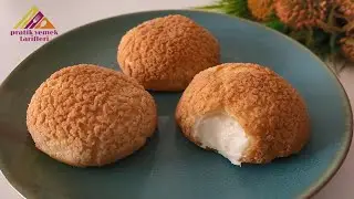 CREAM PUFF recipe that will blow your mind! 😋 CRUNCHY OUTSIDE, SOFT INSIDE, TASTE BOMB