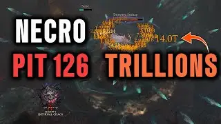 Shattered Spirit Necro PIT 126 CLEAR | Diablo 4 Season 10 Necromancer S-Tier Endgame Build 