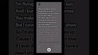 Heart Attack- Demi Lavato- lyrics cover #lyricvideo #edit #demilovato