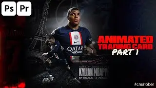 Create ANIMATED Sports Trading Card Tutorial | PHOTOSHOP/PREMIERE PRO