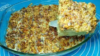 Пеките хоть каждый день! Все смешал и в духовку!Самый вкусный,Быстрый и ВКУСНЫЙ ПИРОГ