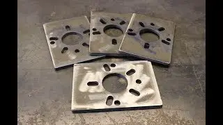 A SIMPLE CNC PLASMA JOB, BASIC CAD DRAWING AND CUTTING.