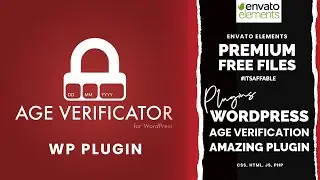 How to Install Age Verification WordPress Plugin | Download Envato Elements 2021