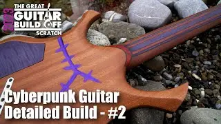 How I built my CYBERPUNK GUITAR #2 - Dark Art Guitars #ggbo2023