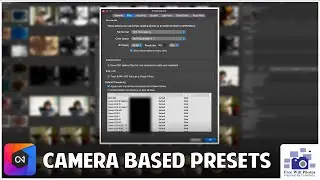 How to add camera based presets during import in ON1 Photo RAW