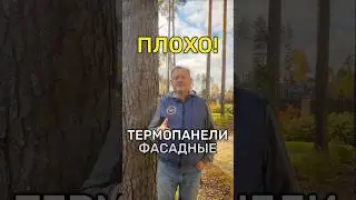 Фасадные ТЕРМОПАНЕЛИ — плохое решение? 🤔 