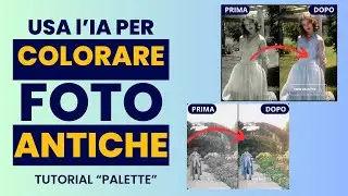 How to COLORIZE an Old or Black and White Photo Using AI. Palette Tutorial