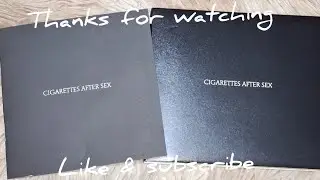 CIGARETTES AFTER SEX  - SELF TITTLE ALBUM #cdunboxing #CIGARETTESAFTERSEX