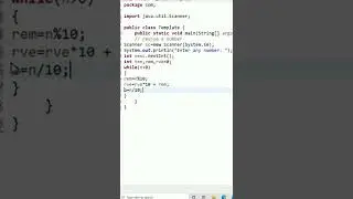java program to reverse a number | ms coder