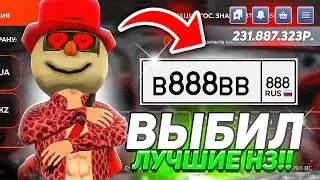 ЭКСПЕРИМЕНТ!🤑 +200КК!?🤯 ВЫБИЛ ЛУЧШИЕ НОМЕРА и ЗАРАБОТАЛ КУЧУ БАБОК на БЛЕК РАША! - BLACK RUSSIA