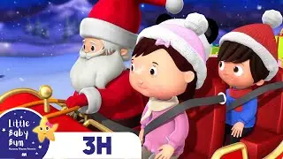Wheels On The Sleigh! | Little Baby Bum | 🚌Wheels on the BUS Songs! | 🚌Nursery Rhymes for Kids