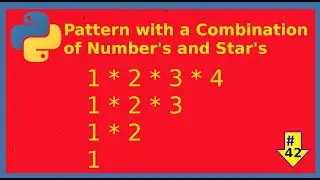 Pattern with a Combination of Number’s and Star’s