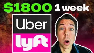 Driving For UBER and LYFT for 1 Week (How Much I Made!)