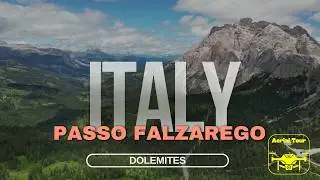 Passo Falzarego, Dolomites - 4K Italy Drone Aerial Views