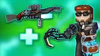 NEW! Pixel Gun 3D : PGA-05 SLENDER TOUCH + GOO SUBSTANCE SCYTHE
