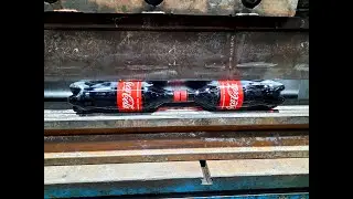 Эксперимент: механический пресс против Coca Cola / Mechanical press vs Coca Cola