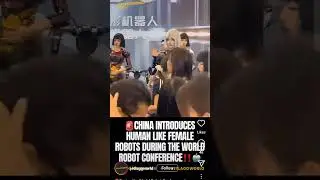 Female robots 🤖 😱