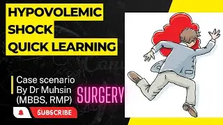 Hypovolemic shock with Case scenario. #shock #Surgery