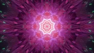 Abstract Tunnel VJ Loop Motion Background || Neon Mandala Tunnel VJ Loops || 4K VJ Loops