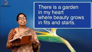 Class 8 - English -The Garden Within