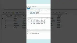 Drop a Column in SQL! ❌