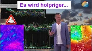 Es wird holpriger: Regen & Abkühlung, dann auf & ab. Wettervorhersage 17.-25.08.2024. Keine Hitze?