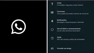 SAIIUUU ( whatsapp com tema escuro)