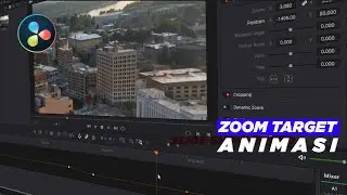 ZOOM TARGET ANIMASI DAVINCI RESOLVE | TUTORIAL INDONESIA