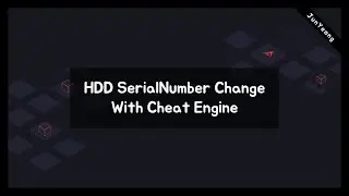 HDD SerialNumber Change With Cheat Engine