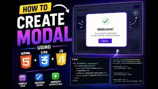 Create a modal using HTML, CSS and JavaScript with animation