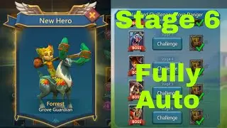 Grove Guardian Stage 6 Fully Auto lords mobile game F2P