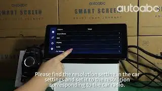 How to set OEM radio resolution on BMW Linux screen