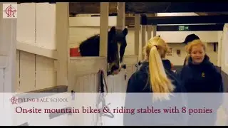 On-site mountain bikes & riding stables - Fyling Hall School