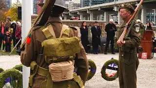 Fort York Ontario Remembrance Day Ceremony| Last Post| Moment of Silence| Veterans