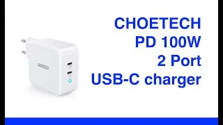 CHOETECH PD 100W 2 Port USB-C charger